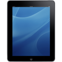Tablet Ipad Front Blue Computer Hardware Background Ipad 128px Icon Gallery