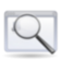 Find zoom enlarge application magnifying glass search