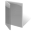 Gray open folder