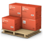 Palet shipping products goods shipment