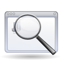 Window search find zoom magnifying glass