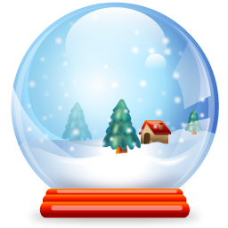Christmas crystal ball