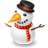 Snowman winter christmas