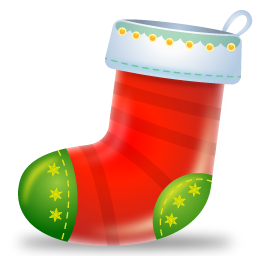 Boot sock christmas