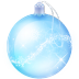 Ball christmas glass