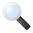 Magnifying glass find zoom search