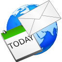 Email earth calendar world
