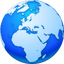 Network internet globe