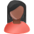 Black red user female