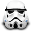 Clone star wars storm trooper droid helmet