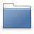 Blue closed folder