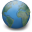 Planet earth globe