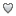 S silver heart