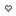 Silver heart xxs