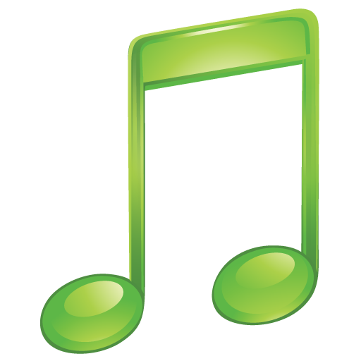 Music sound itunes green