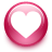 Favorite love heart pink