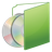 Folder green cds