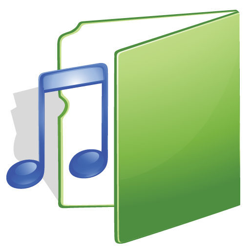 Folder green music