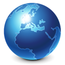 Browser globe earth blue internet world