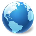 Browser globe earth world