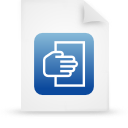 G12107 blue file paper document