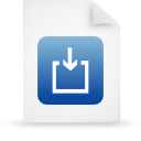 G14973 paper document blue file
