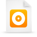 G16265 document paper file orange