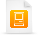G14389 document file paper orange