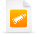 File g14375 orange document paper