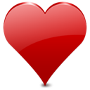 Heart love favorite bookmark