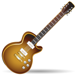 Rock guitar instrument music
