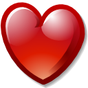 Heart bookmark love