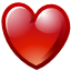 Bookmark love heart