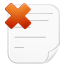 Delete cancel remove document