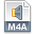 M4a file extension
