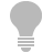 Light idea bulb on