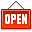 Open nameboard