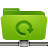 Green remote backup folder