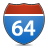 Highway 64 bit sign