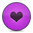 Pink button heart