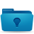 Ideas folder blue