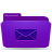 Folder mails violet