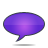 Bubble violet speech