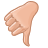 Down thumb vote rate downvote