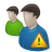 Two users warning