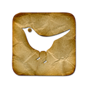 Paper twitter bird