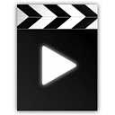 Movie play clapperboard video