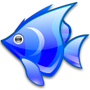 Animal blue fish