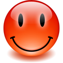 Smiley happy red