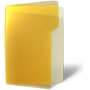 Folder open yellow